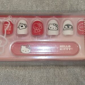 2 For $15 Hello Kitty Sweet & Cozy Press-On Nails - Red and Pink
